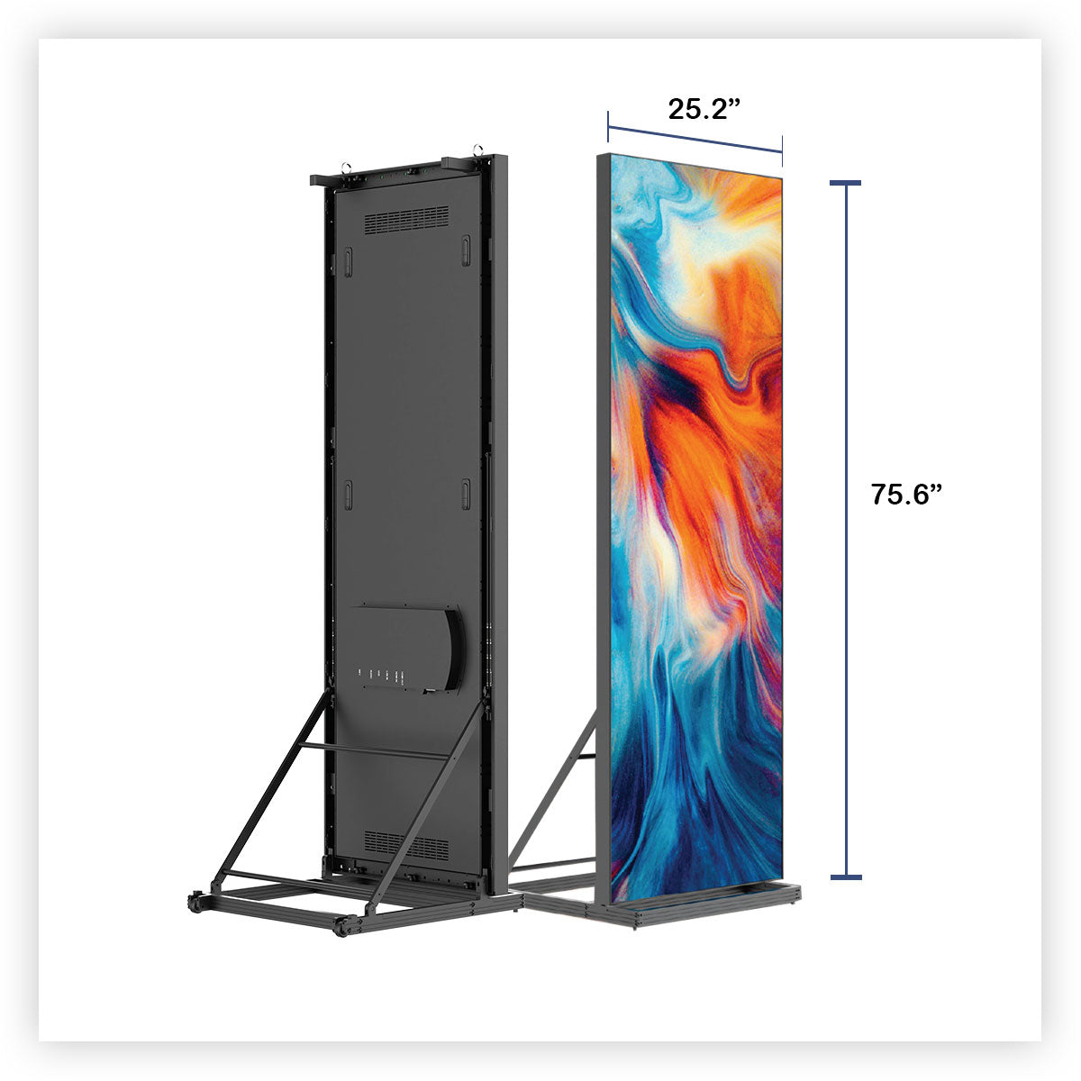 AdSpire Outdoor LED Poster 25.2"x75.6" P2.5mm